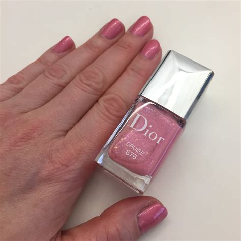 pink dior nail polish